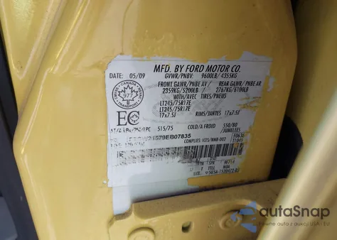 2009 Ford F-250 Fx4/King Ranch/Lariat/Xl/Xlt из США, поврежденный, VIN 1FTSW21579EB07835